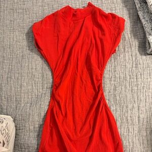 Zara - Long Tight Dress - Size S - Red